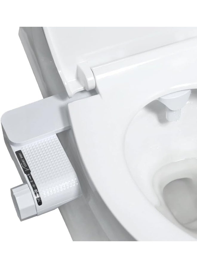 كيلا ملحق بيديه مرحاض غير كهربائي للمياه العذبة مع فوهة تنظيف ذاتية، ومقعد مرحاض للمياه العذبة، وتركيب سهل باليد اليمنى - Image 1