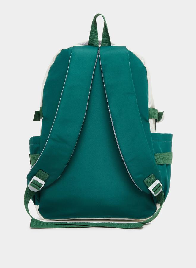 ستايلي حقيبة ظهر ستيلي بسحاب وجيوب متباينة - Image 2