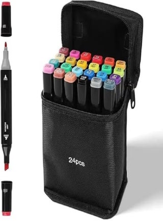 Touch Five 24 Colors Dual Drawing Pen, Black - pzsku/ZD8E7596657FEF97517D9Z/45/_/1737145009/b166ebbd-67fe-466c-8a42-ecb9cdcb9152