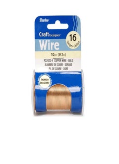 Darice Craft Wire 16 Gauge Gold 10 yards  - Image 1