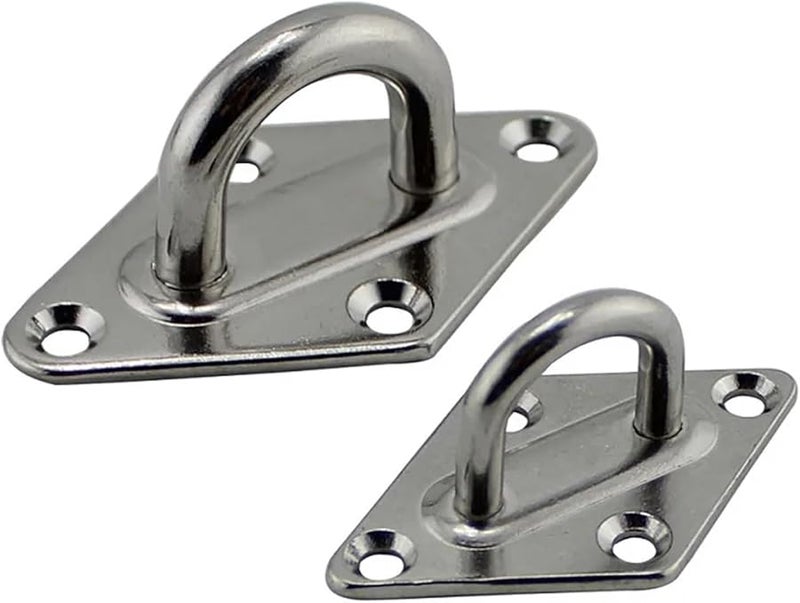 304 هوك العين من الفولاذ المقاوم للصدأ 20 قطعة لوحة عين 5 مم للتثبيت والتعليق - Image 5