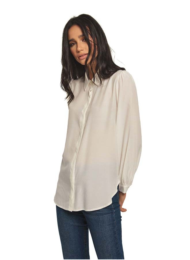 Dare - Fancy Georgette Long Sleeve Blouse - Image 1