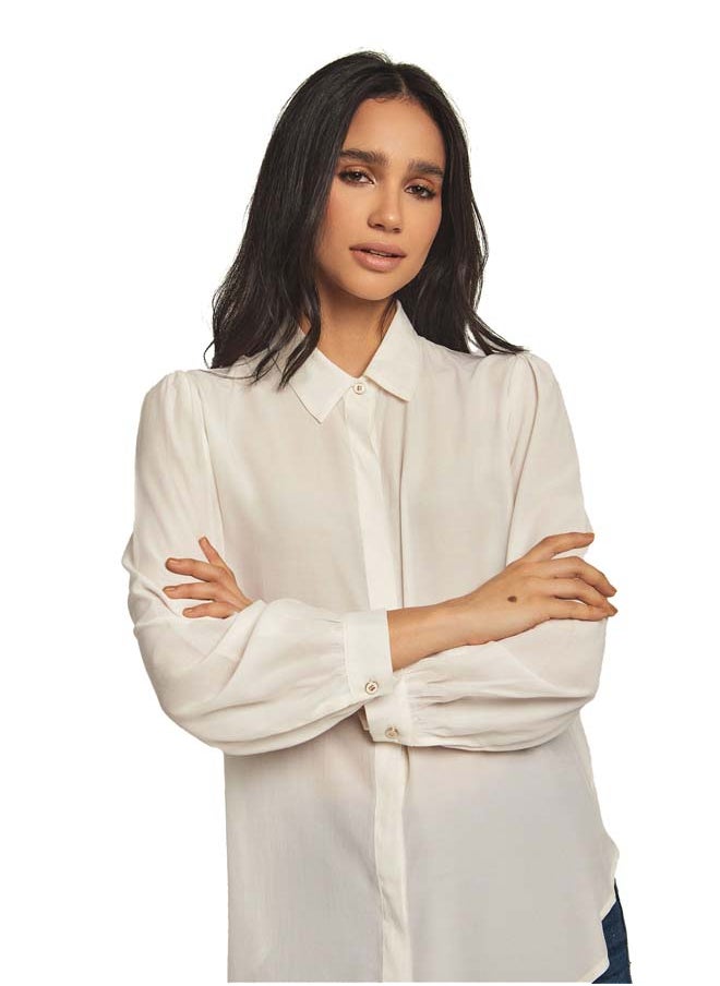Dare - Fancy Georgette Long Sleeve Blouse - Image 1