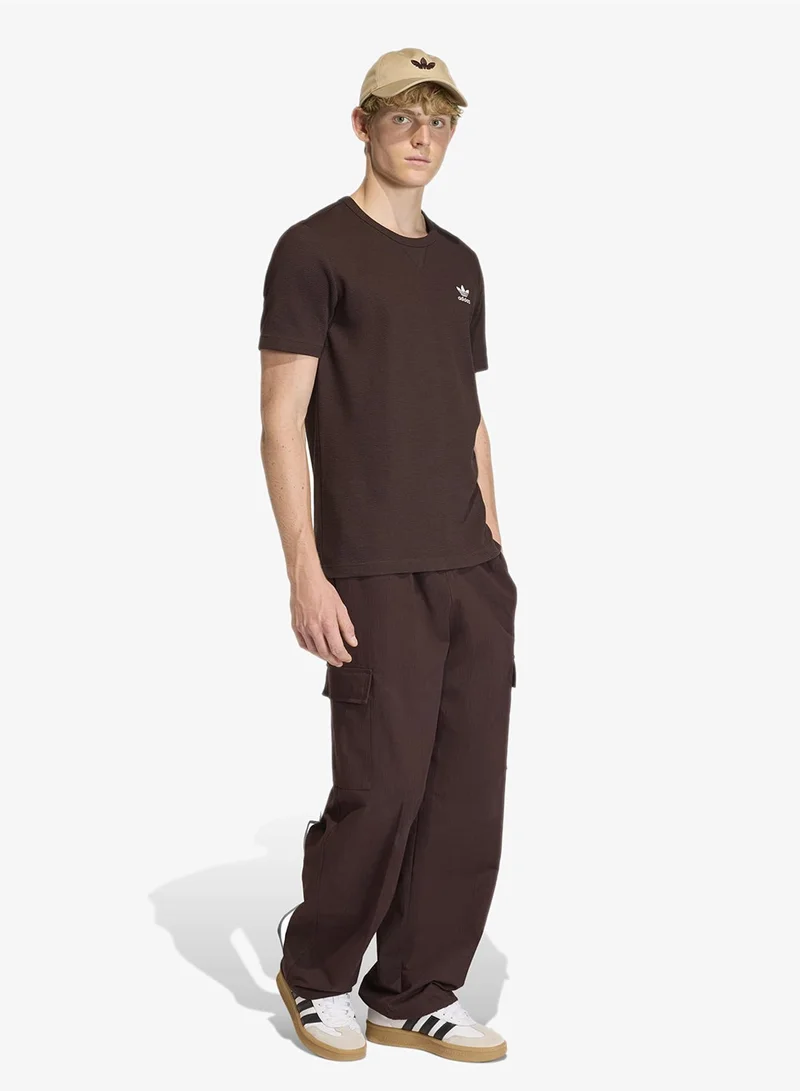 Adidas Originals AUCO Trefoil Essentials Waffle T-Shirt for Men | Best Price UAE