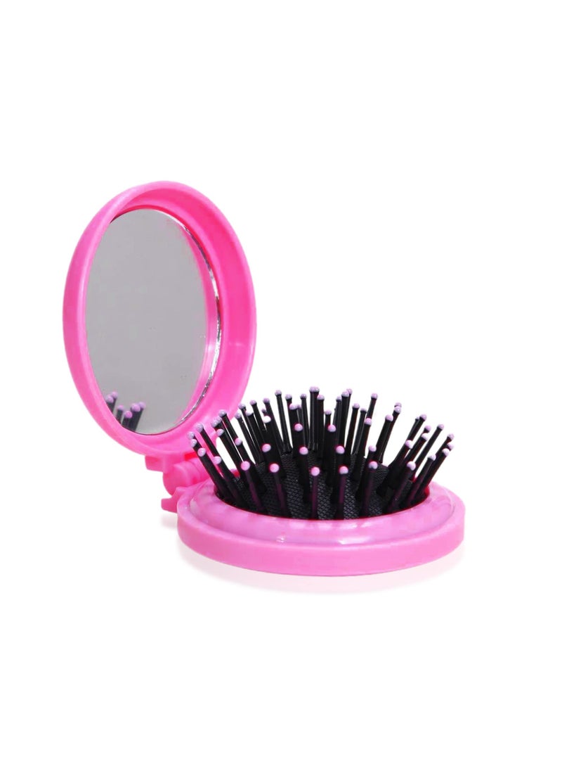 1st Choice 1st Choice Travel Folding Hair Brush Mirror Pocket Purse Car Camping Compact 25 Gift 1Pc 