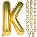 CHANGZHONG Letter Balloons 40 Inch Giant Jumbo Helium Foil Mylar for Party Decorations Gold K - Image 4