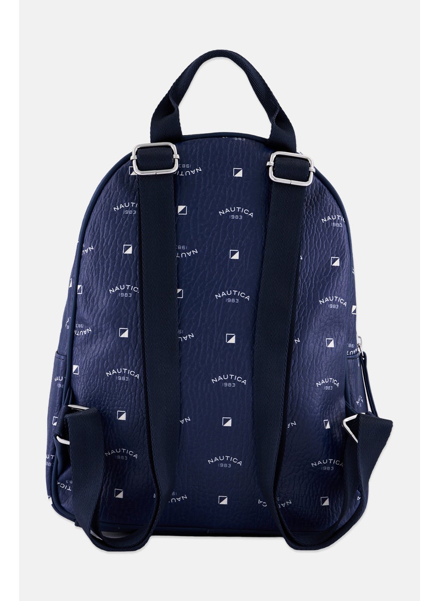 NAUTICA Women Brand Logo Backpack 23 L x 30 H x 10 W cm, Navy  - Image 2