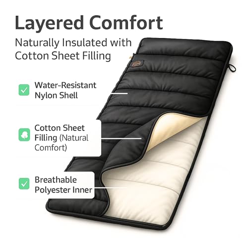 RhinoKraft Camping Sleeping Bag - 3 Season Warm & Cool Weather - Summer, Spring, Winter, Lightweight, for Adults & Kids - Camping Gear Equipment, Traveling and Outdoors - Image 4