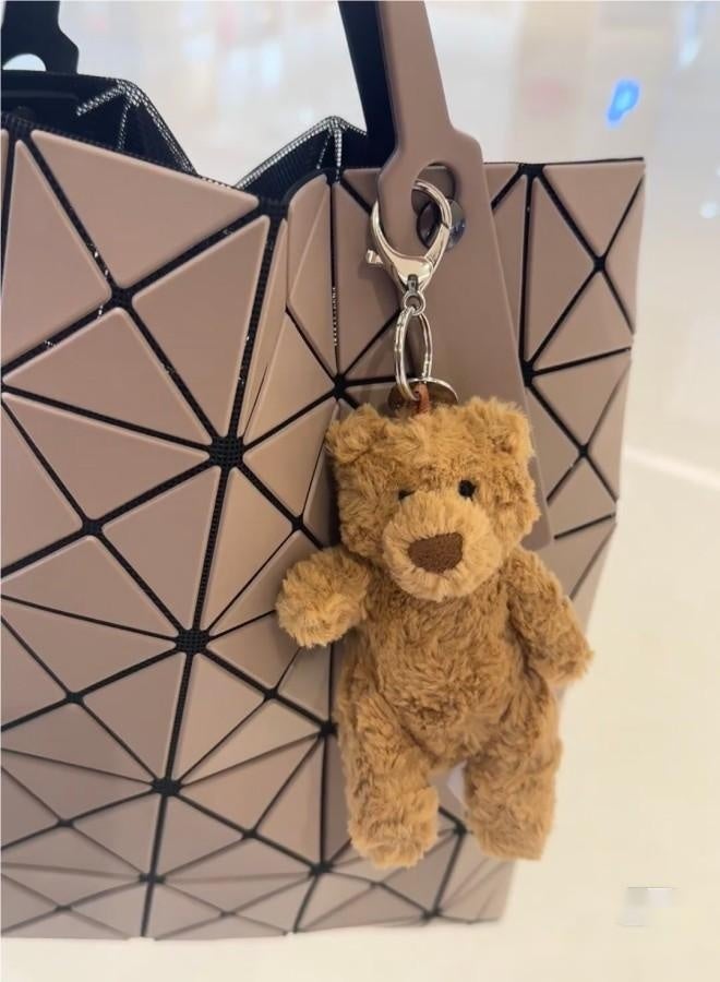 Mini Plush Bear Keychain 12cm – Soft Stuffed Animal Bag Charm, Cute Bear Hanging Toy for Kids & Gifts - Image 5