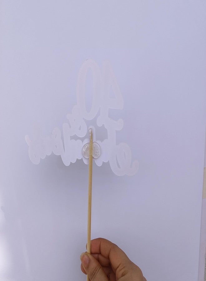 Sam Cute Land Handcrafted Custom Any Age & Fabulous Cake Topper – Birthday Party Decoration | Custom Age or Name - Image 4