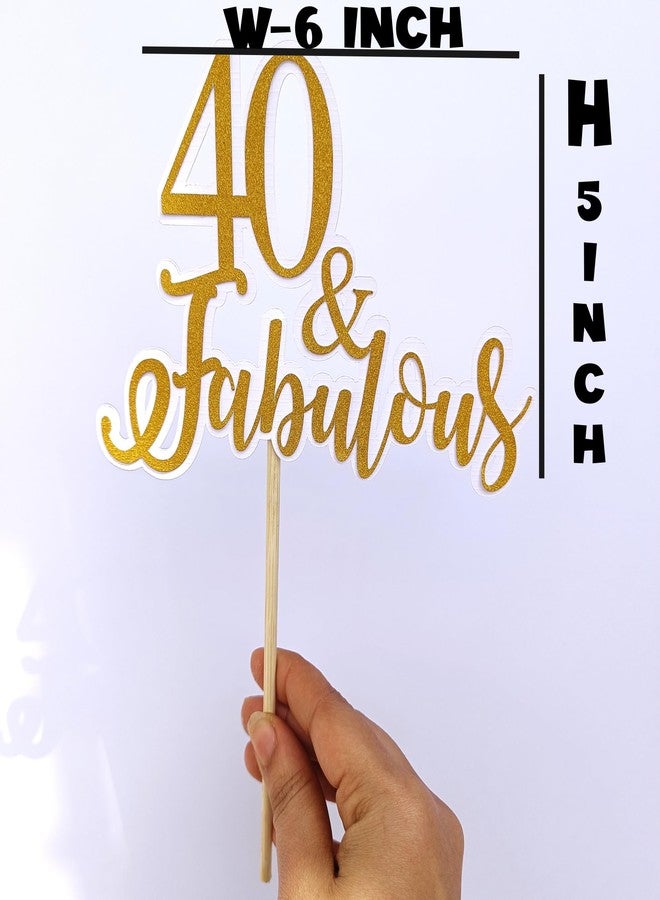 Sam Cute Land Handcrafted Custom Any Age & Fabulous Cake Topper – Birthday Party Decoration | Custom Age or Name - Image 3