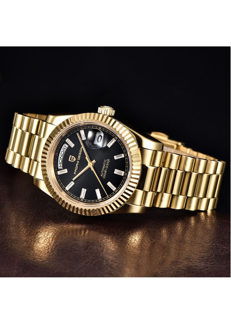 PAGANI DESIGN - Men’s Luxury Automatic Watches,Stainless Steel Sapphire Glass 100M Waterproof Mechanical Wristwatch ST16 Japanese Movement Business Watch Gift for Men - Image 1