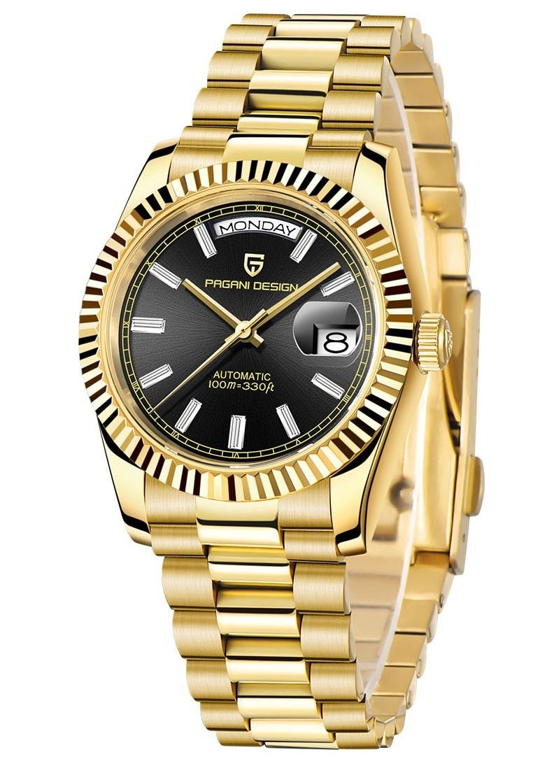 PAGANI DESIGN - Men’s Luxury Automatic Watches,Stainless Steel Sapphire Glass 100M Waterproof Mechanical Wristwatch ST16 Japanese Movement Business Watch Gift for Men - Image 1