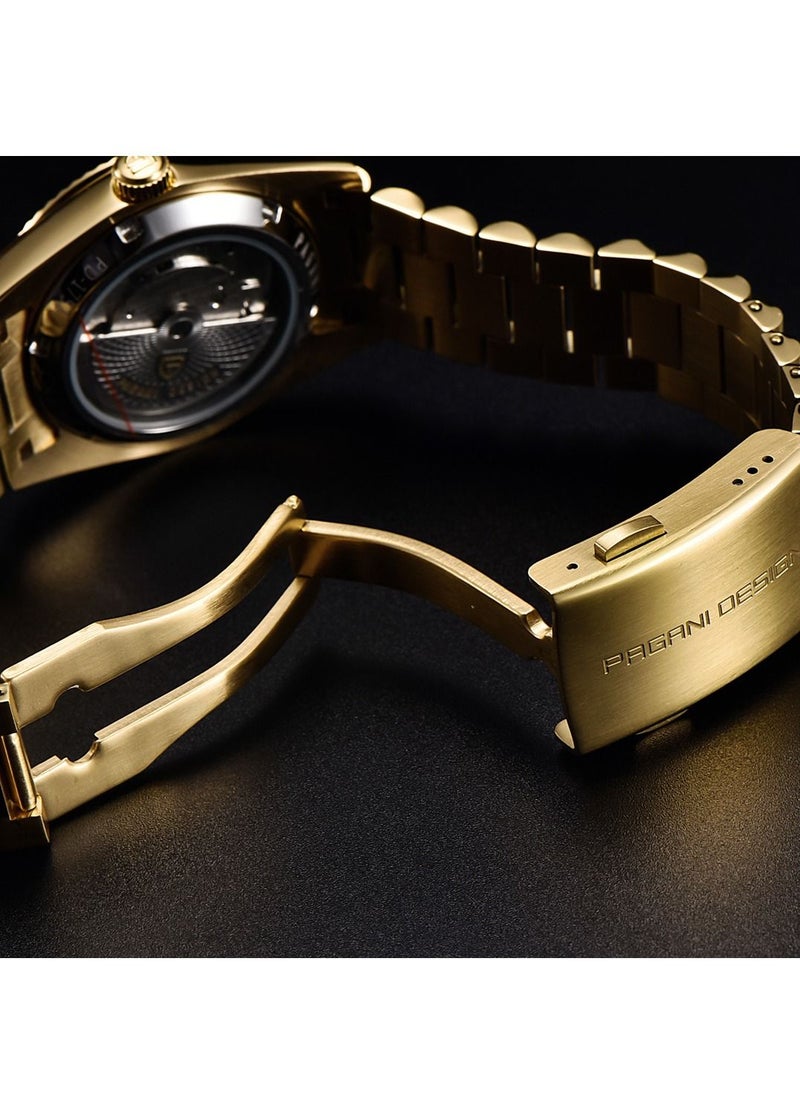 PAGANI DESIGN - Men’s Luxury Automatic Watches,Stainless Steel Sapphire Glass 100M Waterproof Mechanical Wristwatch ST16 Japanese Movement Business Watch Gift for Men - Image 1