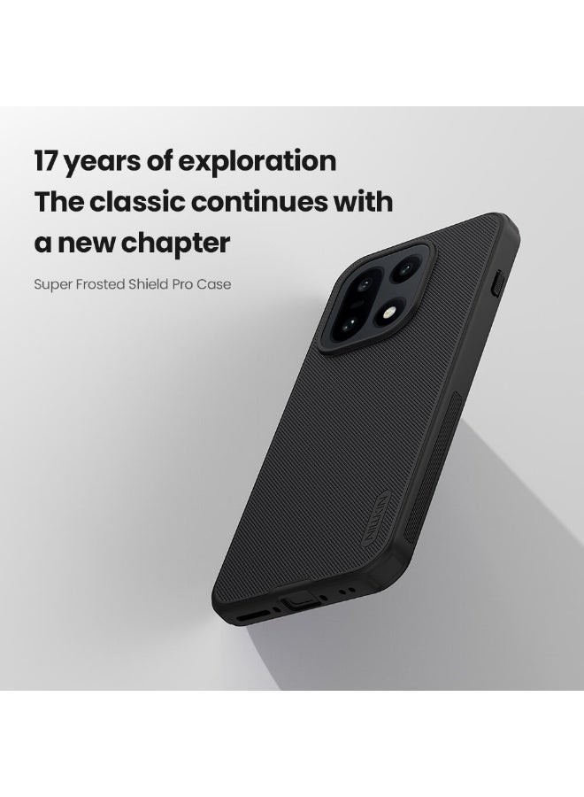 Nillkin Click to see full view Case for OnePlus 15 5G Nillkin Super Frosted Sheild Pro Cover Hard Scratch Resistant PC Back Shockproof TPU Bumper all Round Protection Ant fingerprint Case for OnePlus 15 5G - Image 2