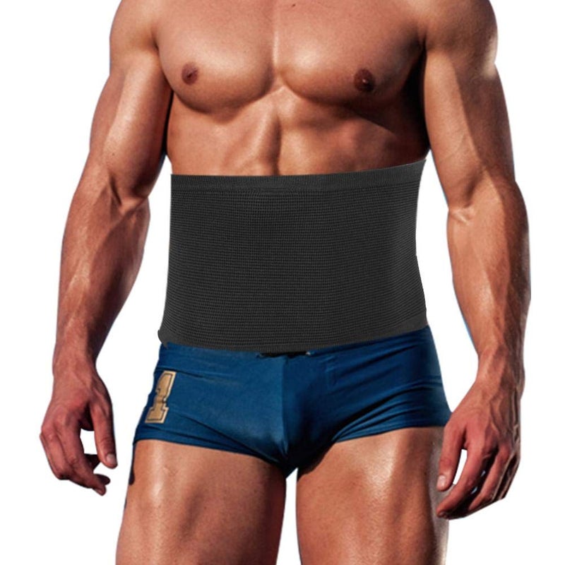 comfrt Men Waist Trimmer, Waist Trainer Elastic Corset Workout Waist Shaper for shaping People to Workout Sport(L) - Image 1