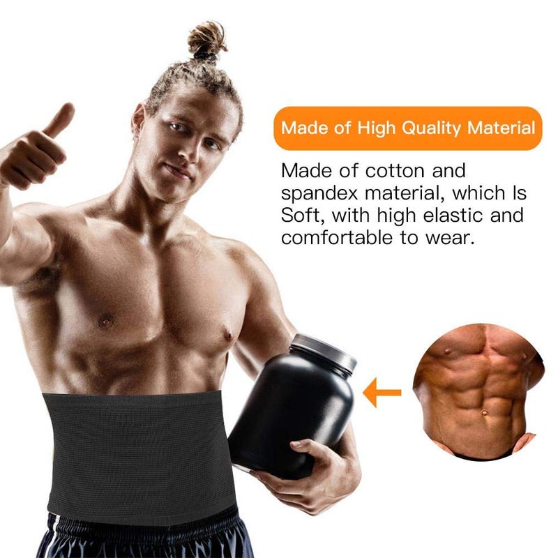 comfrt Men Waist Trimmer, Waist Trainer Elastic Corset Workout Waist Shaper for shaping People to Workout Sport(L) - Image 3