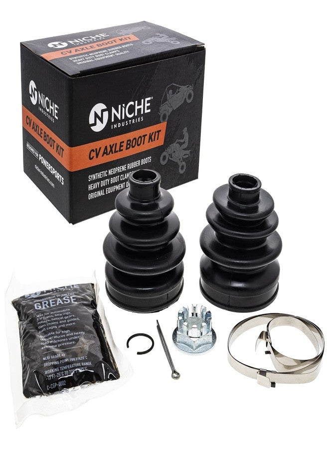 NICHE Rear CV Axle Boot Kit For Honda Rincon 650 680 42203-HN8-003 42202-HN8-003 42230-HN8-305 42240-HN8-305 ATV - Image 1
