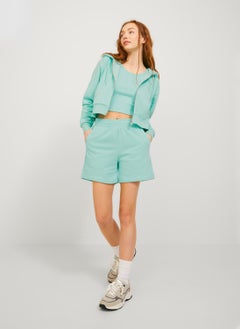 JJXX Normal Waist Normal Turquoise Women's Shorts 12231608  - Image 1