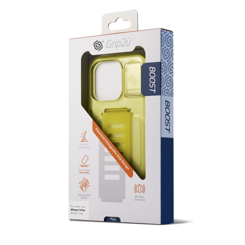 Grip2U iPhone 15 6.1" BOOST Kickstand Ray – Premium Protective Accessory, Durable Material, Shock Resistant - Image 4