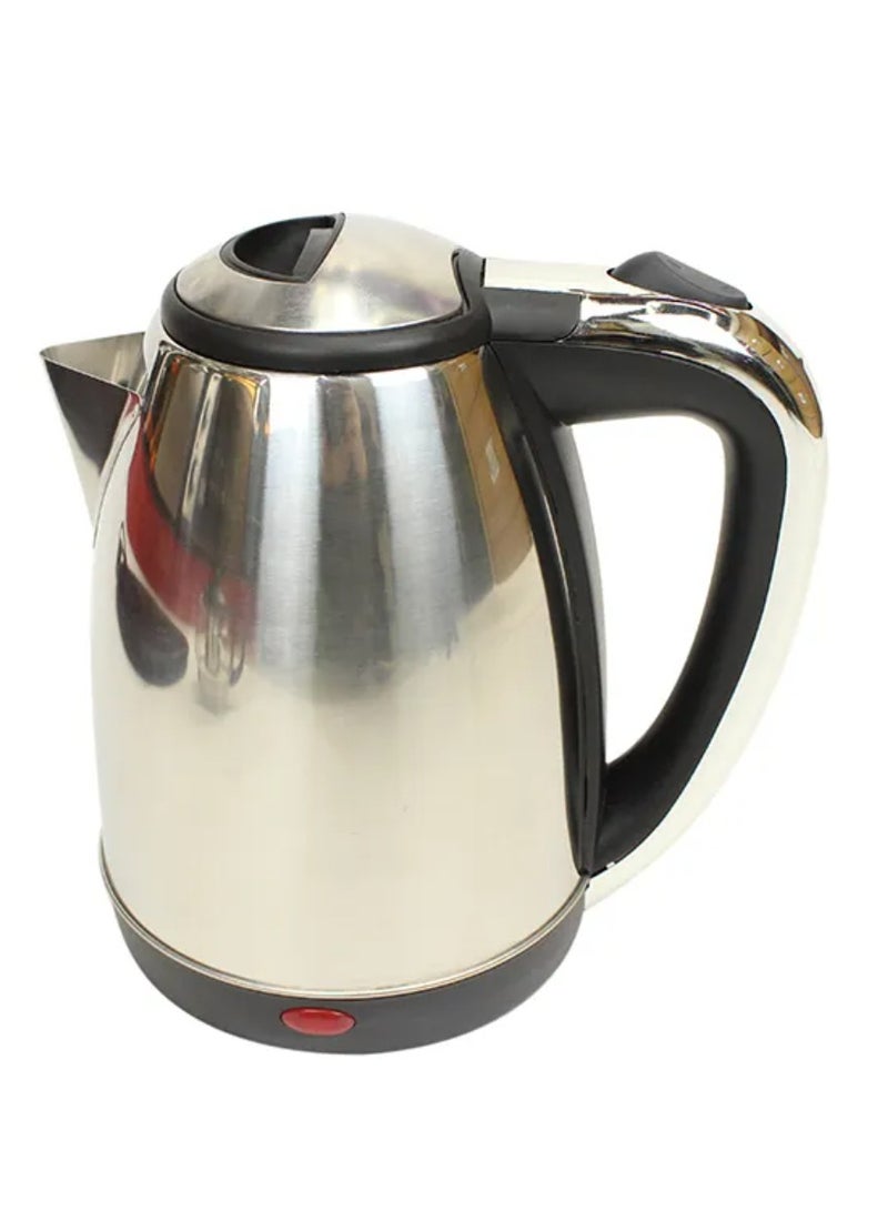 Electric Tea and Coffee Set, Glass Teapot with Infuser, Stainless Steel Kettle, Warming Tray, Black - Image 2