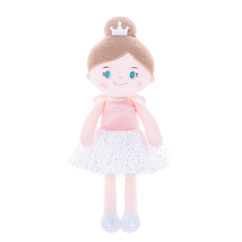 Gloveleya Dolls Baby Girl Gifts Soft First Doll Pink Angel 15" with Gift Bag - Image 4