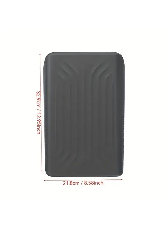 Black TPE Armrest Cover Protector For Refreshed Model Y Console Accessories - Image 2