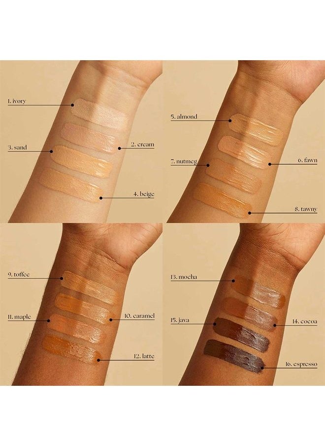 Honest Beauty - Fresh Flex Concealer with Niacinamide + Vitamin E + Hyaluronic Acid | Vegan + Cruelty free | Almond, 0.17 fl oz - Image 1