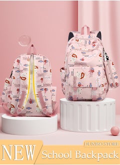 DUNISO Kids School Backpack, Large Capacity Backpack for Girls, Lightweight Schoolbag for Teen Girls,Water Resistant Bookbag for Elementary Primary School  - Image 1