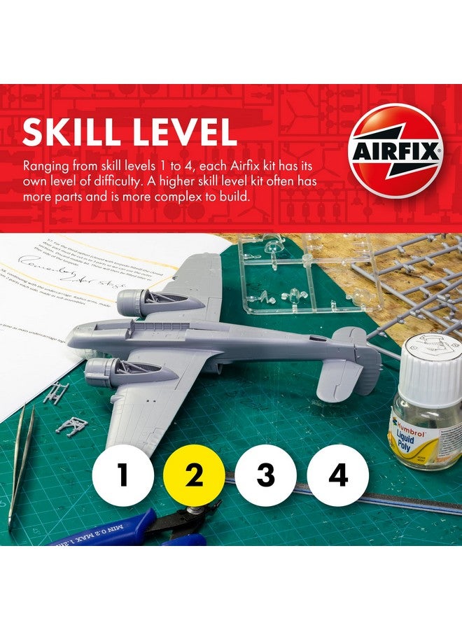 Airfix Model Airplane Kit Gift Set - A03090A Messerschmitt Me262A-1a/2a, Plastic Plane Model Kits for Adults & Kids 14+, Skill Level 2, 1:72 Scale WW2 Military Aircraft Models - Real Aeroplane Models - Image 2