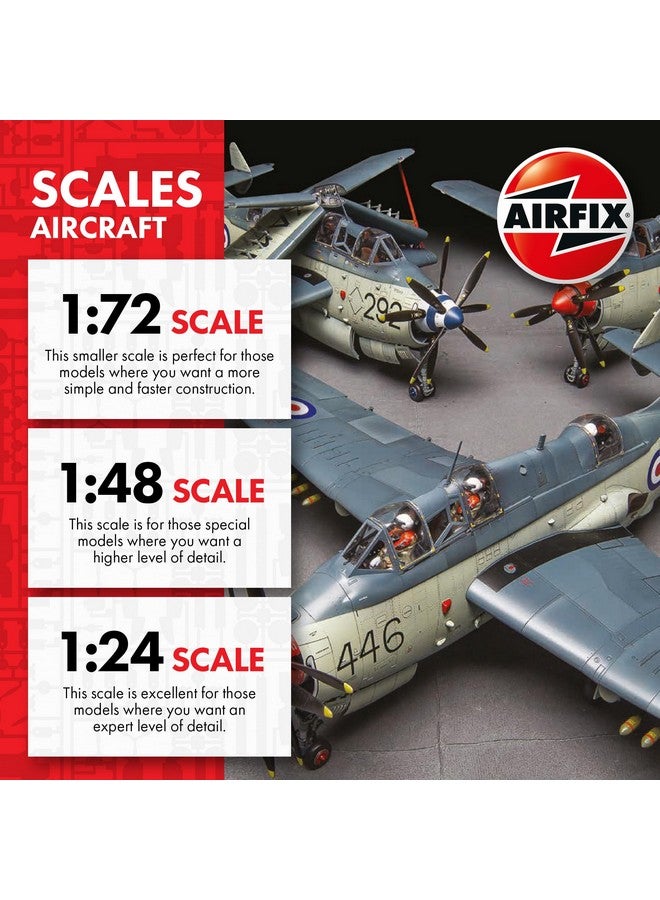 Airfix Model Airplane Kit Gift Set - A03090A Messerschmitt Me262A-1a/2a, Plastic Plane Model Kits for Adults & Kids 14+, Skill Level 2, 1:72 Scale WW2 Military Aircraft Models - Real Aeroplane Models - Image 3