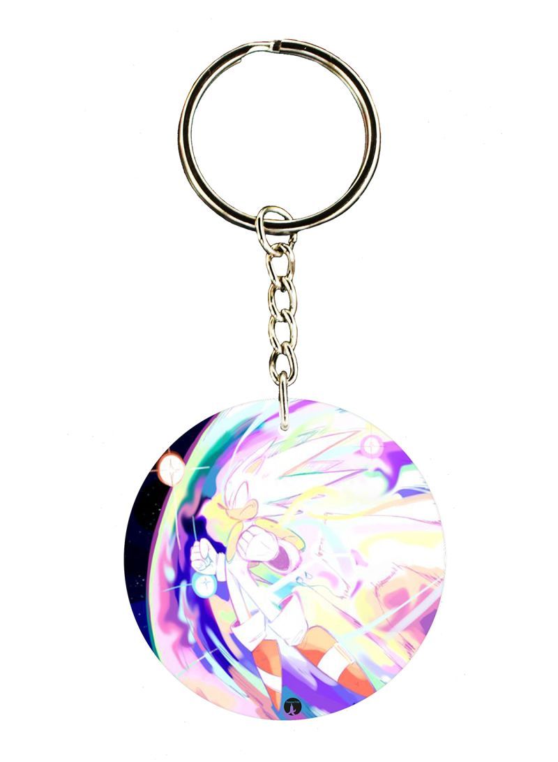 Sonic Printed Keychain