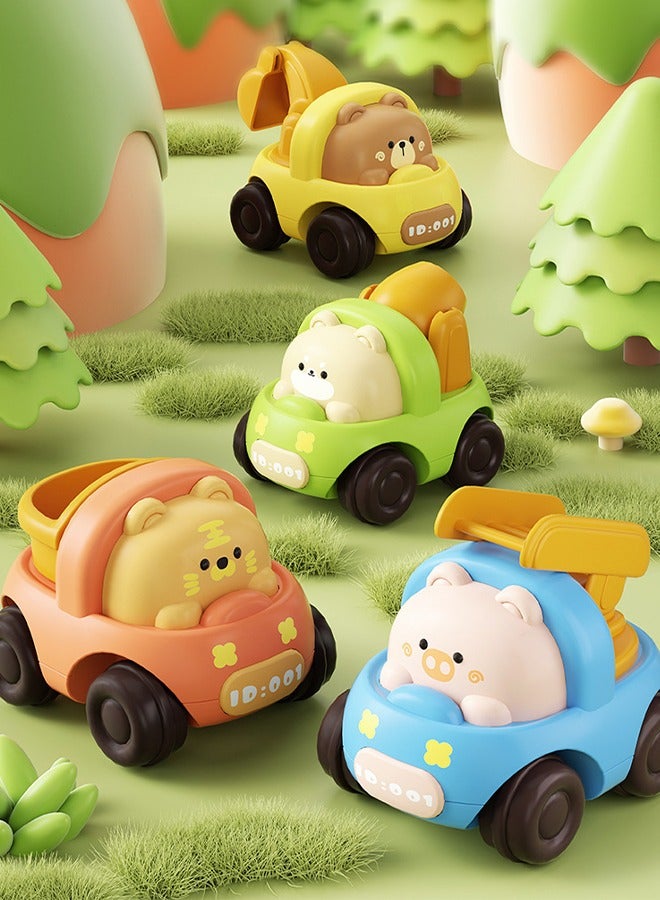 ألعاب شاحنة النمر الصغير للأولاد والبنات ، سيارات الاحتكاك ، سيارات الألعاب التعليمية ، سيارات ألعاب دفع الاحتكاك ، لوازم حفلات عيد الميلاد هدايا الأطفال الصغار ، هدايا عيد ميلاد 1st للأولاد ، ألعاب عربة الأطفال للأطفال من سن 1-3 سنوات - Image 3