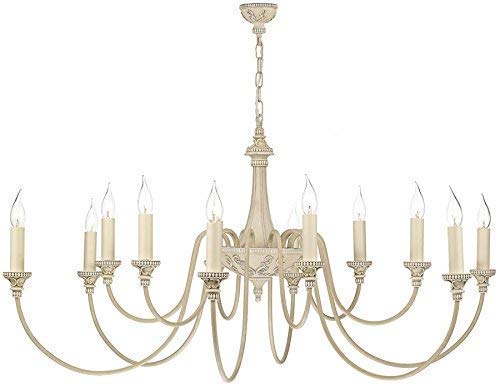 Creative Hobbies 4 Inch Tall Cream Plastic Candle Covers Sleeves Chandelier Socket Covers - Slip Over E12 Candelabra Base Sockets | Set of 6 - Image 4