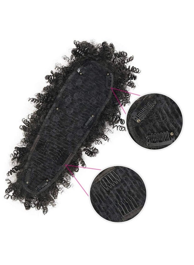 Afro High Puff Hair Bun Ponytail Drawstring With Bangs Synthetic Jerry Curly Mohawk Kinkys Curly Fauxhawks Pony Tail Clip In On Ponytails For Women Hair Extensions With Six Clips(Black) - pzsku/ZD8E8E2BAF1F5DAFBB9C0Z/45/_/1734182829/1f8e6178-666f-473e-815d-b44e8cd18656