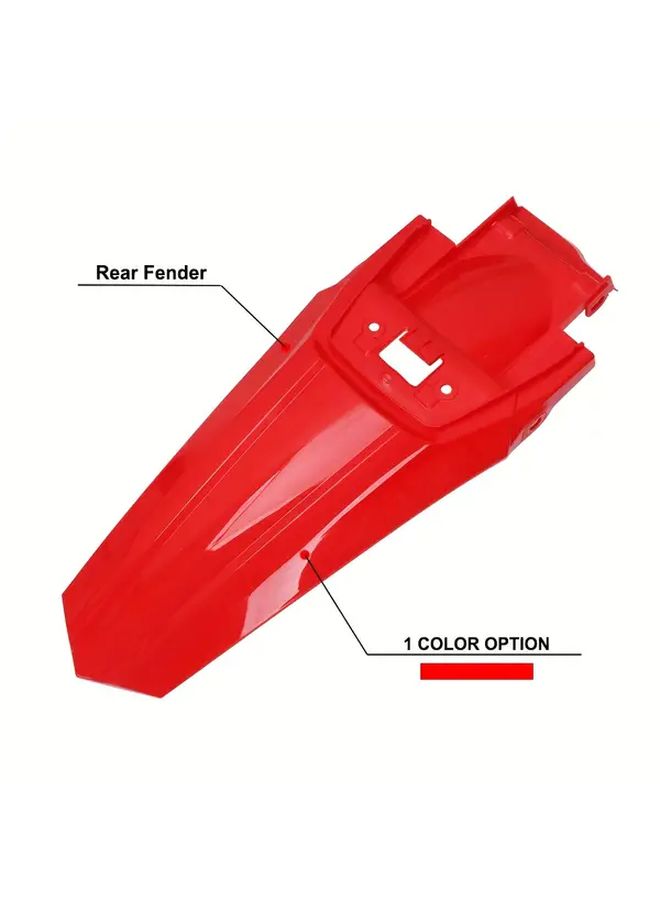 Red Dirt Bike Rear Fender Panel Cover Seat Fender for CRF230F Motorcycle - Image 3