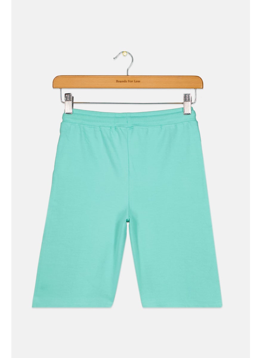 nickelodeon - Kids Boy Garfield Basic Short, Turquoise - Image 1