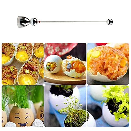 SWETON Egg Cracker Tool,Egg Topper, Egg Cutter,Egg Shell Remover,Matching Stainless Steel Egg Cutter Tool,Good In the Kitchen - Image 5