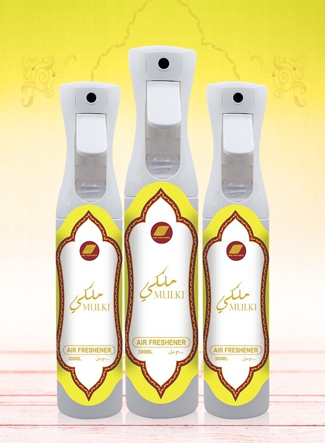 ARD PERFUMES Mulki Air Freshener Spray for Home, Office & Car - 300ml into Arabic this line - Image 1