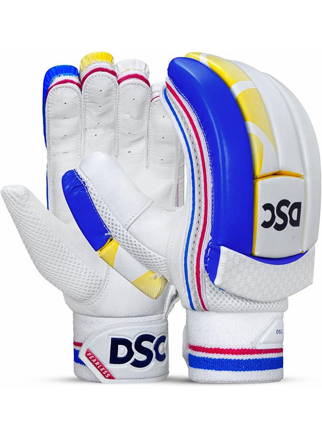 DSC Intense Rage Cricket Batting Gloves | Size: Mens | For Right-Hand Batsman | Ergonomic | Impact-Absorbing | All-Weather - Image 2