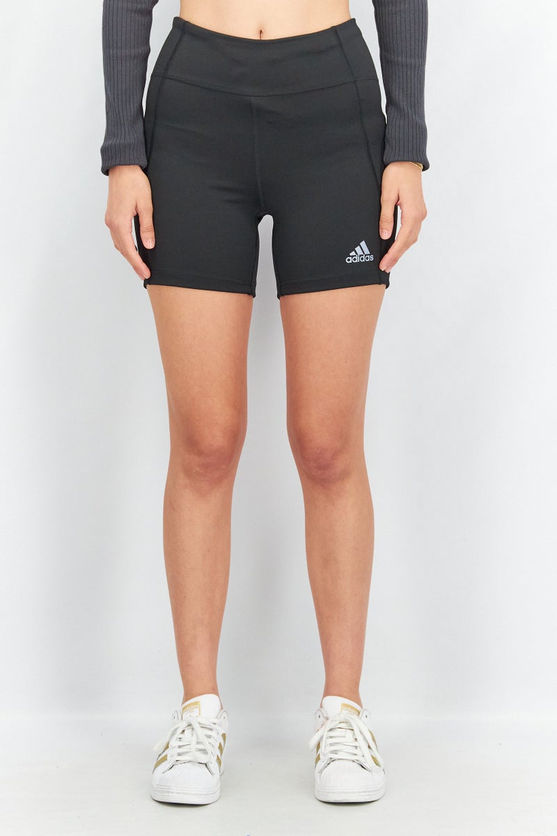 Adidas Women Sportswear Fit Running Shorts, Black  - Image 1