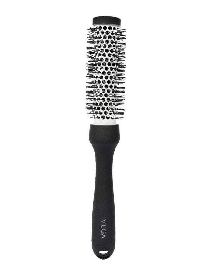 NIBEMINENT Hot Curl Brush Silver/Black 28x6x6cm - Image 1