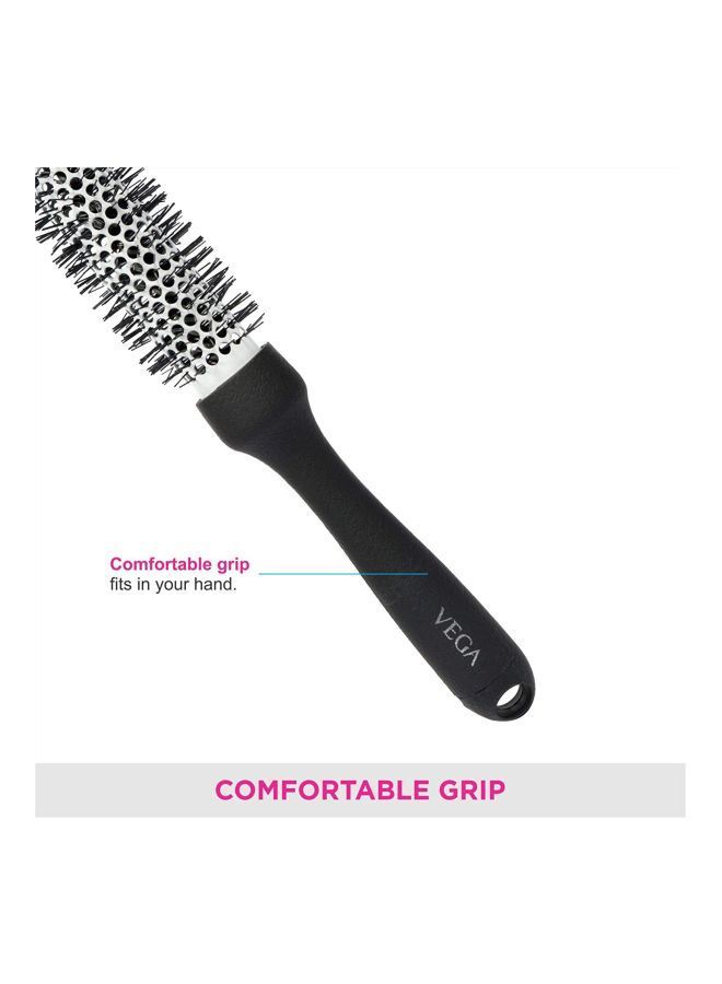 NIBEMINENT Hot Curl Brush Silver/Black 28x6x6cm - Image 5