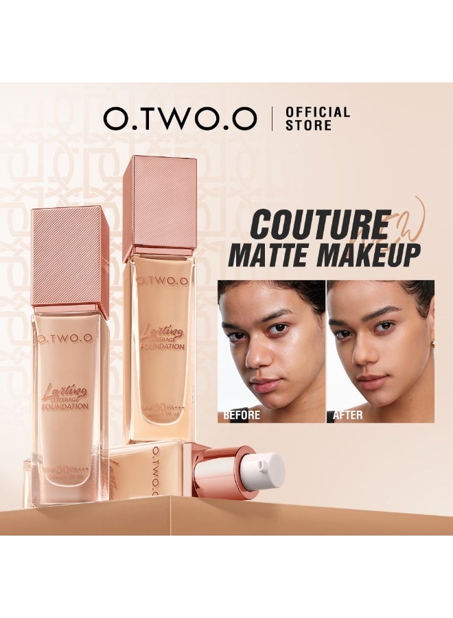 OTWOO O.TWO.O Haute All Day Coverage Foundation – Full Coverage, Long-Wear Formula(#3, NUDE BEIGE) - Image 5