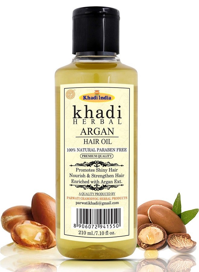 Khadi Natural Herbigiri Herbal Argan Hair Oil For Shiny Nourished Hair (Packof1) - Image 1
