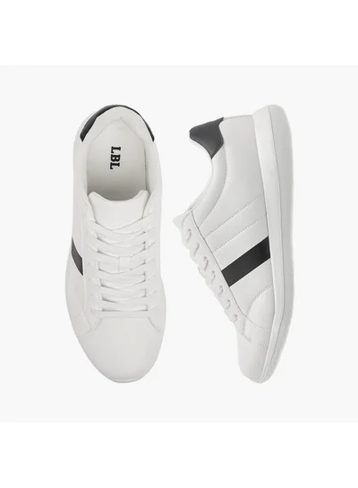 LBL by Shoexpress Men's Stripe Detail Lace-Up Sneakers