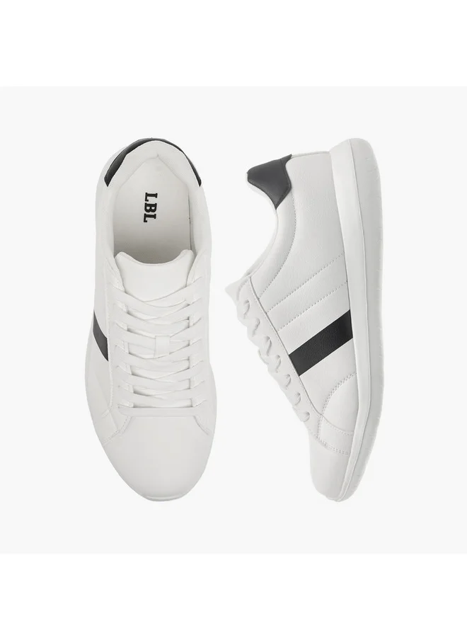 LBL by Shoexpress Men's Stripe Detail Lace-Up Sneakers