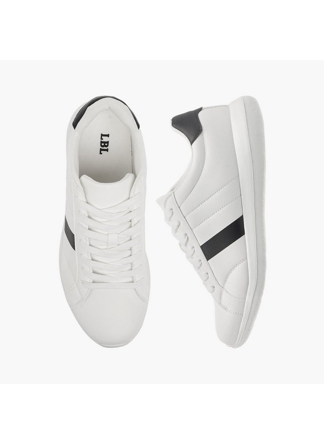 LBL by Shoexpress Men's Stripe Detail Lace-Up Sneakers  - Image 1