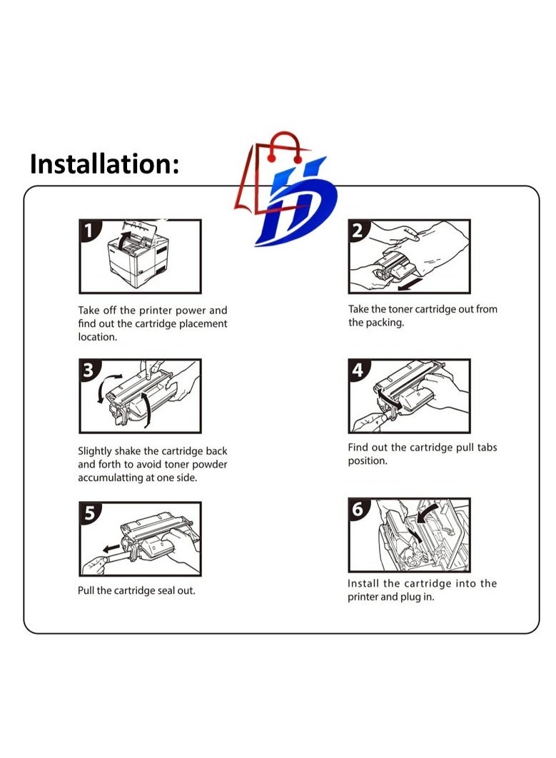 AVE-TECH Premium Toner 216A Toner Cartridge Kit with Chip – Compatible with HP LaserJet Pro M183fw, M182nw, M155a – W2410A, W2411A, W2412A, W2413A - Image 2