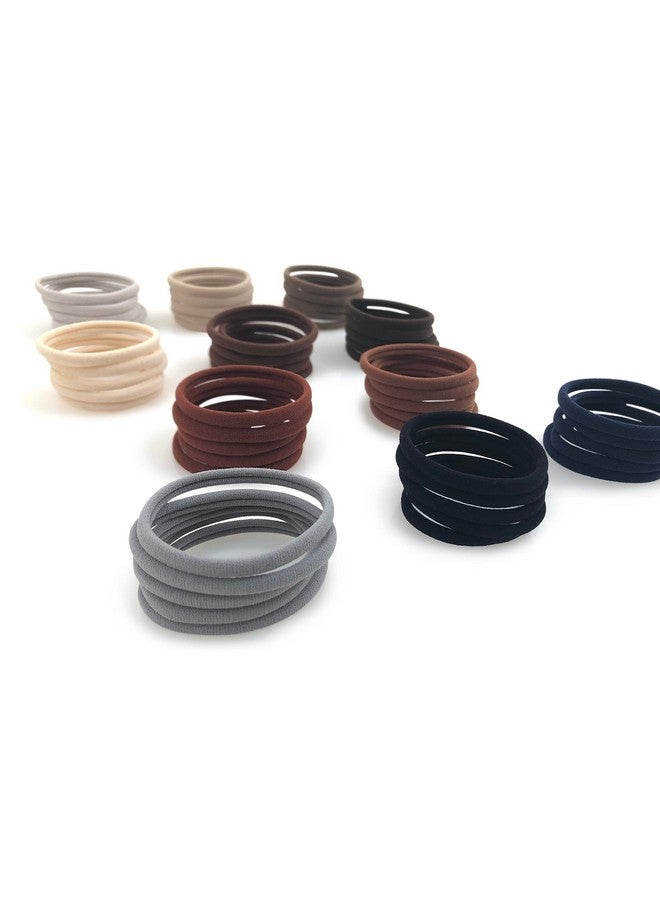 Heliums Seamless Hair Ties Sandy Blonde Skinny 6Mm No Damage Ponytail Holders 1.75 Inch Medium Hold For Thin To Normal Hair 18 Pack - Image 3